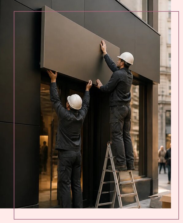 Вывеска для магазина в Кореновске по цене от 15442 р. | Аванза-Кнв