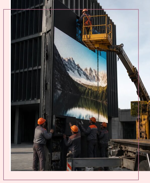 Размещение DOOH рекламы в Кореновске на цифровых экранах